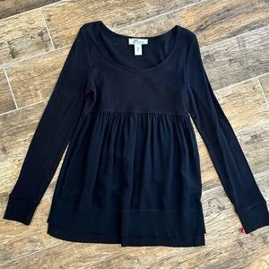 Liberty Luxe Longsleeve Ribbed Silk Top